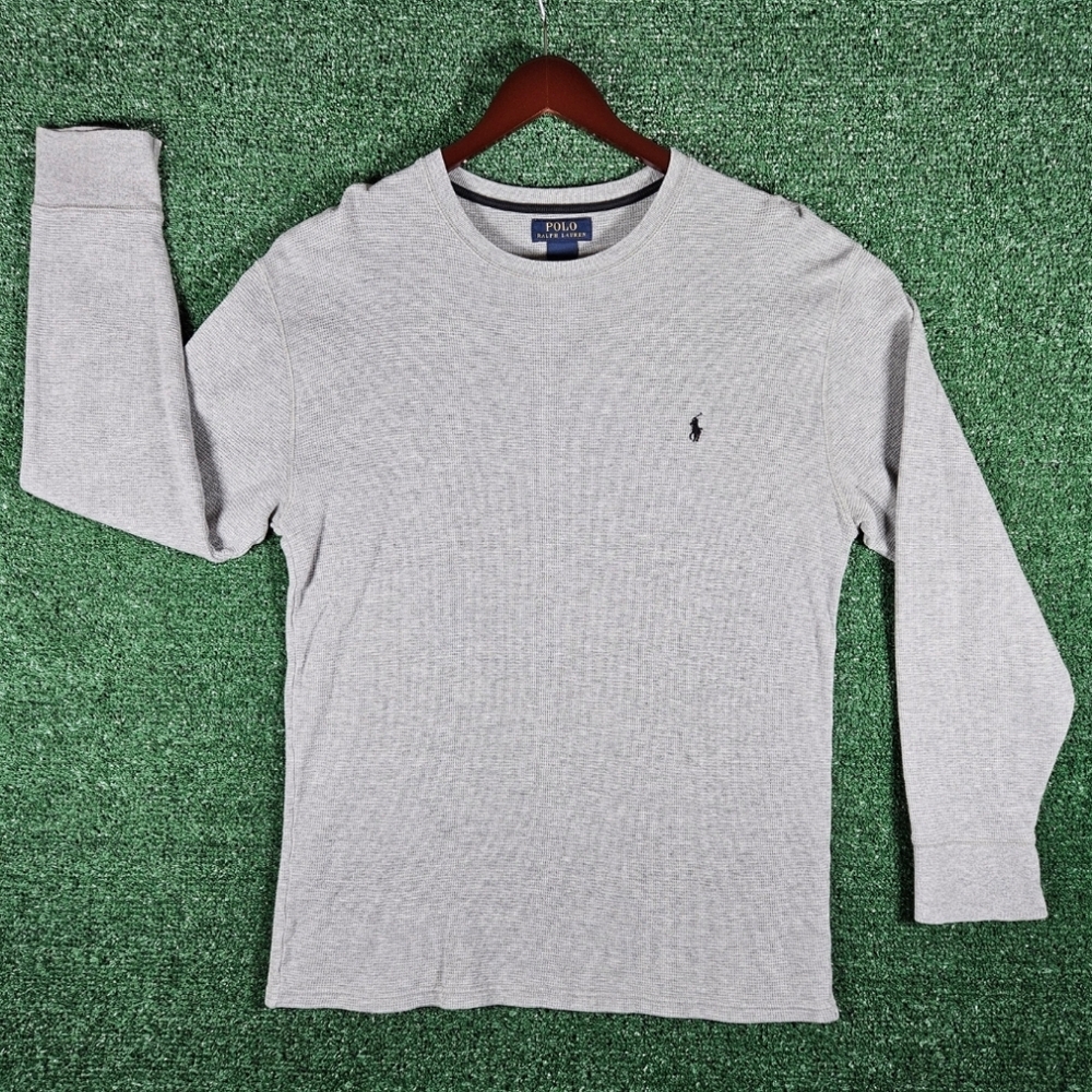Classic Polo Ralph Lauren Long Sleeve Light Thermal / Mens Size Large
